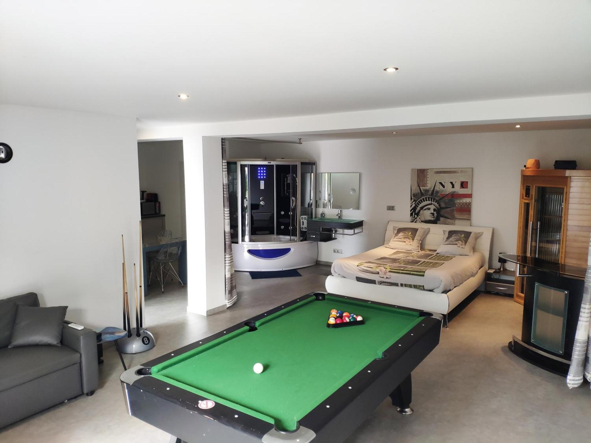 Loft Zen Spa Balneo Parking Gratuit Sauna Hammam Billard Agen Dış mekan fotoğraf